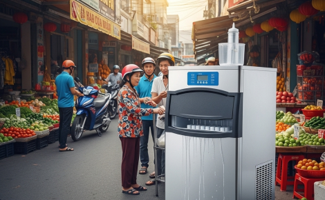 Máy Làm Đá Bà Rịa – Giải Pháp Cung Cấp Đá Viên Sạch, Hiệu Quả Cho Ngành F&B
