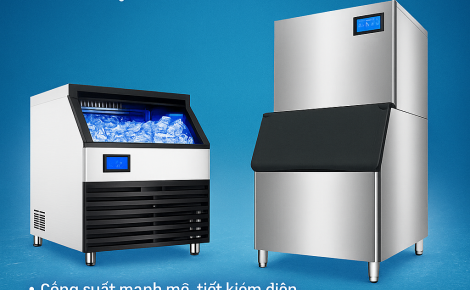 Máy Làm Đá Bình Dương – Giải Pháp Làm Đá Viên Sạch, Tiết Kiệm Cho Doanh Nghiệp F&B
