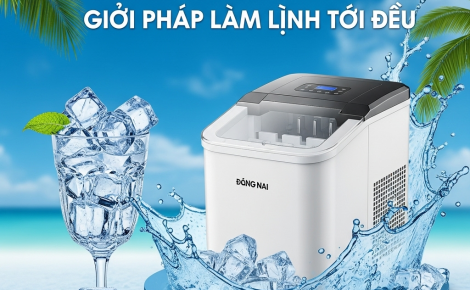 Máy Làm Đá Đồng Nai – Giải Pháp Chủ Động Nguồn Đá Sạch Cho Mọi Mô Hình Kinh Doanh