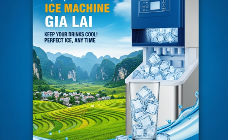 Máy Làm Đá Gia Lai – Giải Pháp Đá Sạch Tiết Kiệm Cho Quán Cà Phê, Nhà Hàng và Cơ Sở Kinh Doanh