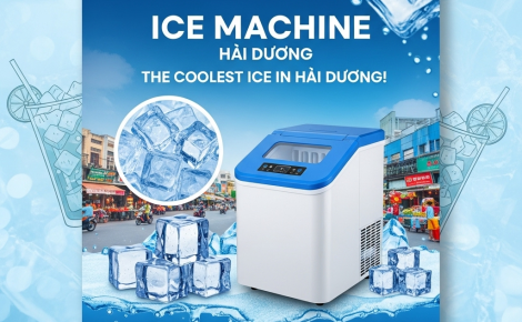 Máy Làm Đá Hải Dương – Giải Pháp Đá Sạch, Tiết Kiệm Cho Cơ Sở Kinh Doanh Hiện Đại