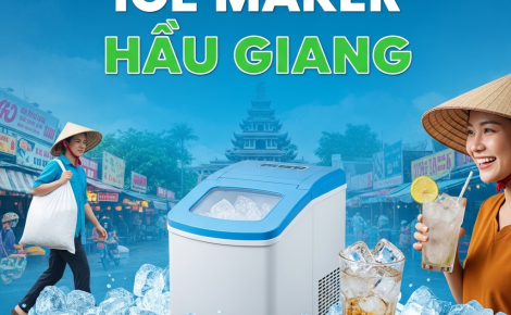 Máy Làm Đá Hậu Giang – Giải Pháp Tiết Kiệm Cho Quán Cà Phê, Nhà Hàng Và Cơ Sở Kinh Doanh