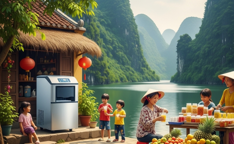 Máy Làm Đá Ninh Bình – Giải Pháp Tiết Kiệm Và Hiệu Quả Cho Mọi Hộ Kinh Doanh