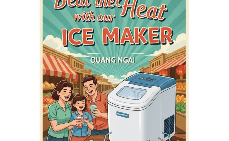 Máy Làm Đá Quảng Ngãi – Giải Pháp Đá Sạch Chủ Động Cho Kinh Doanh Hiện Đại
