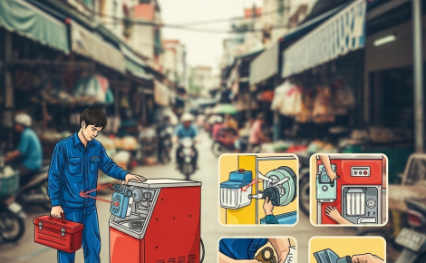 Sửa Máy Làm Đá Quận 4 – Dịch Vụ Nhanh Chóng, Uy Tín, Có Mặt Ngay | ASIMA