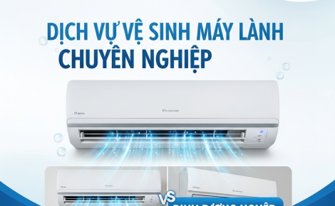 Vệ Sinh Máy Lạnh Dĩ An – Dịch Vụ Tận Nhà Nhanh, Làm Kỹ, Giá Tốt 