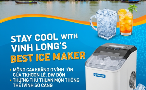 Máy Làm Đá Vĩnh Long – Giải Pháp Làm Đá Sạch, Chủ Động Cho Mọi Nhu Cầu